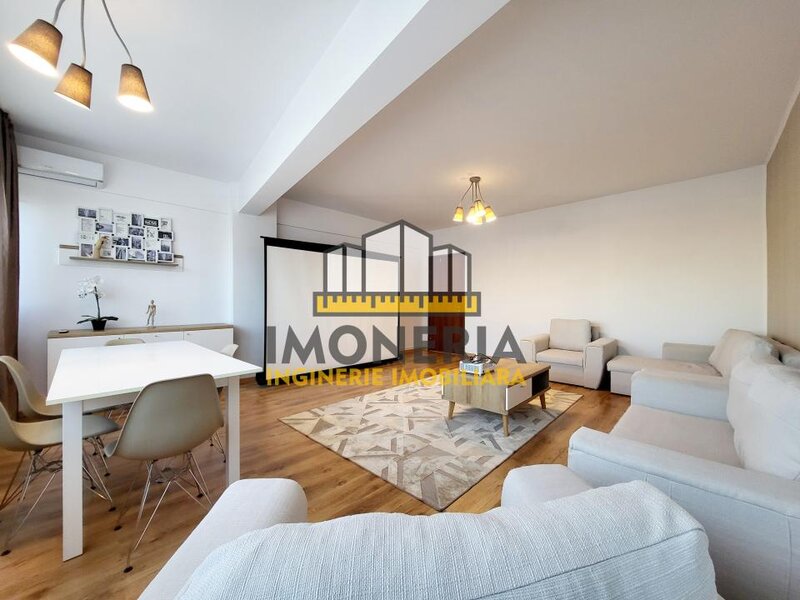 Doua camere+parcare 200 m metrou M. Bravu, 0% comision, 550 m parc, 33 mpu living.