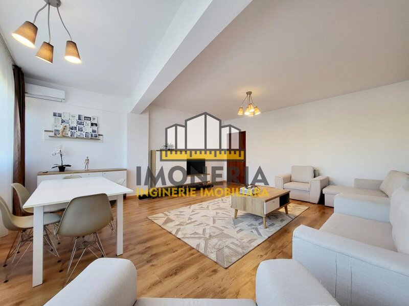 Doua camere+parcare 200 m metrou M. Bravu, 0% comision, 550 m parc, 33 mpu living.