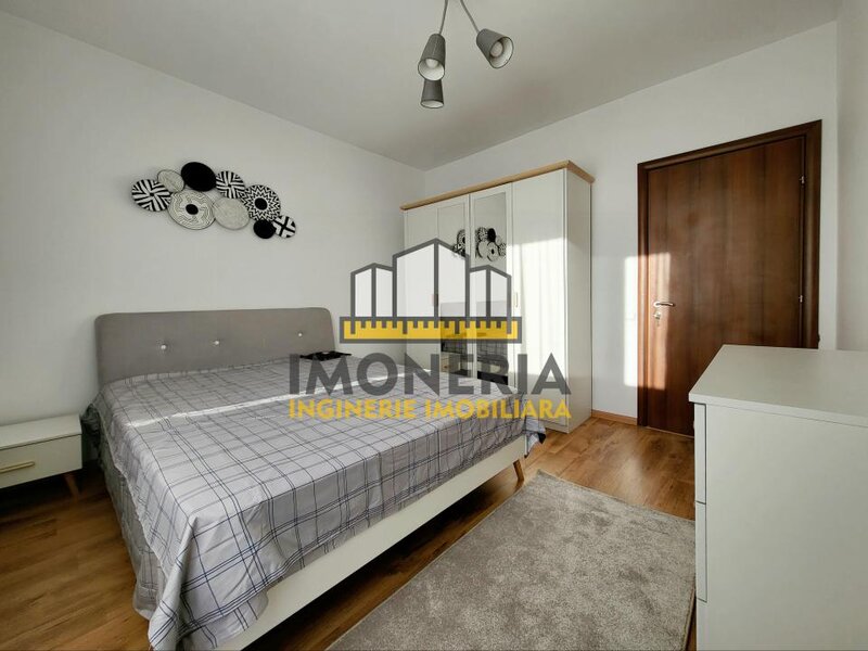 Doua camere+parcare 200 m metrou M. Bravu, 0% comision, 550 m parc, 33 mpu living.